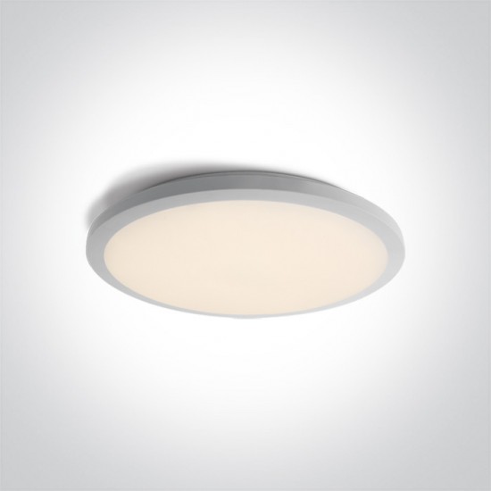 ONE LIGHT ceiling LAMP slim PLAFO 36W, LED, IP20, 67448A/W/W