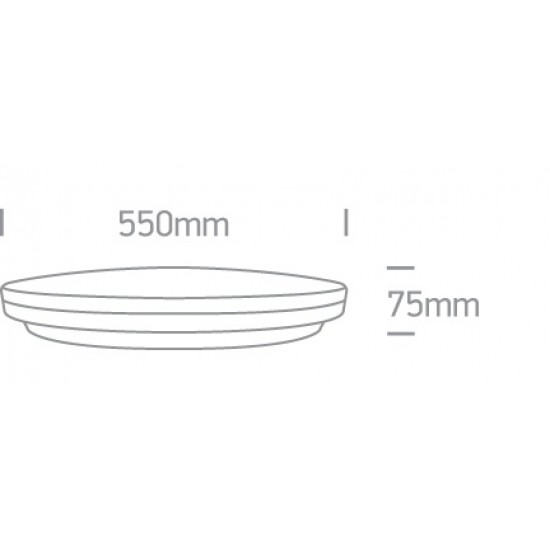 ONE LIGHT потолочный светильник project PLAFO 55W, LED, IP20, 62146/W/W