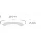 ONE LIGHT ceiling LAMP SLIM PLAFO 55W, LED, IP20, 62146/W/W ONE LIGHT ceiling LAMP SLIM PLAFO 55W, LED, IP20, 62146/W/W