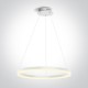 ONE LIGHT PENDANT LAMP RINGS 40W, LED, IP20, 63144A/W/W