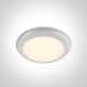 ONE LIGHT ceiling LAMP Slim Line Panel Plafo 16W, LED, IP20, 62116F/W/W