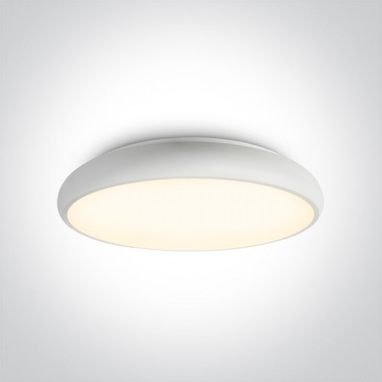 ONE LIGHT ceiling LAMP SLIM LINE PLAFO 60W, LED, IP20, 62160/W/W