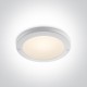 ONE LIGHT ceiling LAMP Ultra Slim LED Panel Plafo 18W, LED, IP40, 62018F/W/W