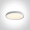 ONE LIGHT griestu GAISMEKLIS Ultra Slim LED Plafo 40W, LED, IP20, 62140FB/W/W