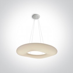 ONE LIGHT PENDANT LAMP CLOUD 80W, LED, IP20, 62180NB/W/W