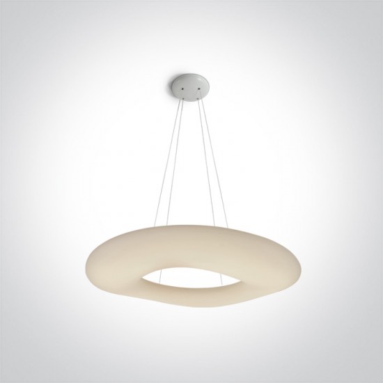 ONE LIGHT PENDANT LAMP RINGS 80W, LED, IP20, 62180NB/W/W