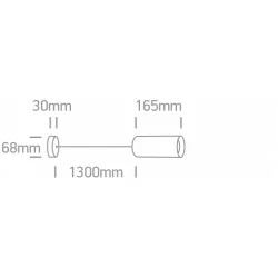 ONE LIGHT PENDANT LAMP 10W, GU10, IP20, 63105N/W