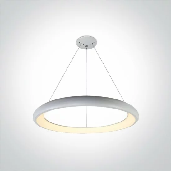 ONE LIGHT ПОДВЕСНОЙ СВЕТИЛЬНИК RINGS 50W, LED, IP20, 62144NB/W/W