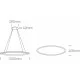 ONE LIGHT PENDELLEUCHTE CIRCLE 100W, LED, IP20, 62156D/B/W ONE LIGHT PENDELLEUCHTE CIRCLE 100W, LED, IP20, 62156D/B/W