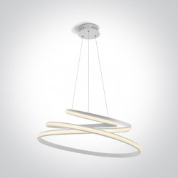 ONE LIGHT PENDELLEUCHTE RINGS 45W, LED, IP20, 63046A/W