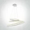 ONE LIGHT ПОДВЕСНОЙ СВЕТИЛЬНИК RINGS 50W, LED, IP20, 63046B/W