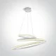 ONE LIGHT ПОДВЕСНОЙ СВЕТИЛЬНИК RINGS 50W, LED, IP20, 63046B/W