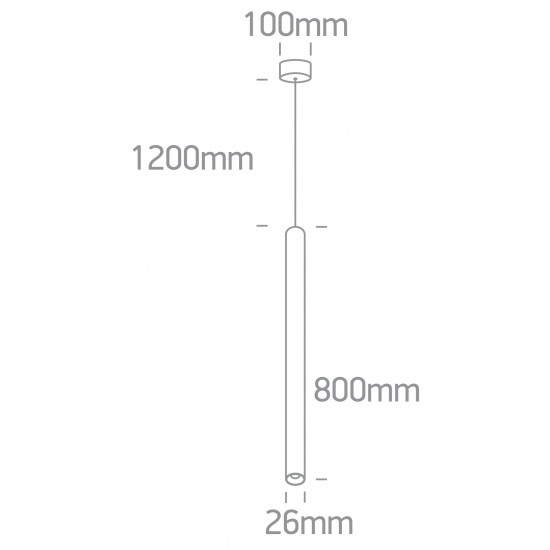 ONE LIGHT PENDELLEUCHTE 6W, LED, IP20, 63108B/W/W