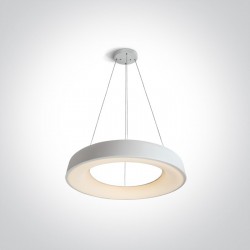 ONE LIGHT PENDANT LAMP RINGS 80W, LED, IP20, 62180NB/W/W