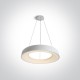 ONE LIGHT ПОДВЕСНОЙ СВЕТИЛЬНИК RINGS 80W, LED, IP20, 62180NB/W/W