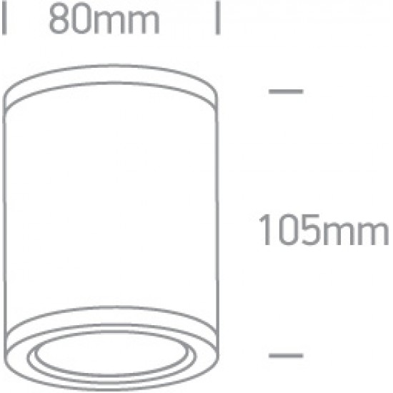 ONE LIGHT āra griestu gaismeklis 6W, LED, IP54, 67138C/W/W