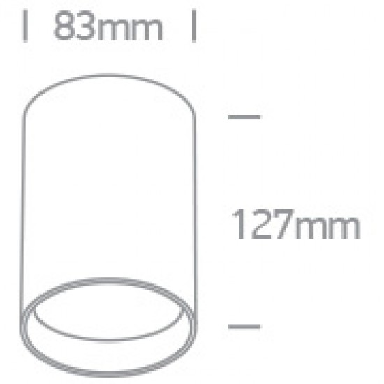 ONE LIGHT потолочный светильник COB 15W, LED, IP65, 67516A/W/W