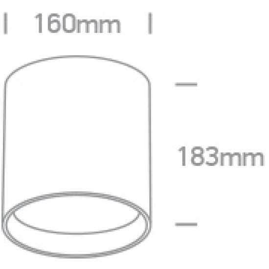 ONE LIGHT потолочный светильник COB 40W, LED, IP65, 67516C/W/W