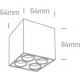 ONE LIGHT потолочный светильник Dark Light 10W, LED, IP20, 12406C/W/W