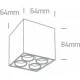 ONE LIGHT ceiling light Dark Light 10W, LED, IP20, 12406C/W/W ONE LIGHT ceiling light Dark Light 10W, LED, IP20, 12406C/W/W