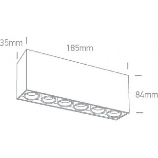 ONE LIGHT потолочный светильник Dark Light 15W, LED, IP20, 12606C/W/W