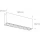 ONE LIGHT ceiling light Dark Light 15W, LED, IP20, 12606C/W/W ONE LIGHT ceiling light Dark Light 15W, LED, IP20, 12606C/W/W