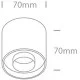 ONE LIGHT потолочный светильник Dark Light 8W, LED, IP20, 12108D/W/W ONE LIGHT потолочный светильник Dark Light 8W, LED, IP20, 12108D/W/W