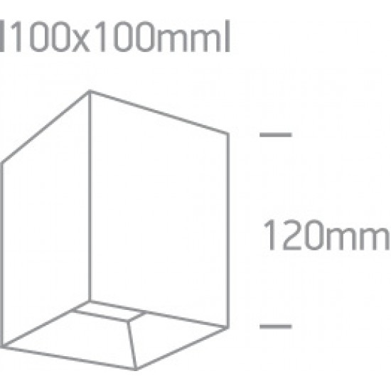 ONE LIGHT griestu gaismeklis Dark Light Pro 15W, LED, IP20, 12115HA/W/W