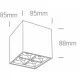 ONE LIGHT потолочный светильник Dark Light Pro 15W, LED, IP20, 12406B/W/W