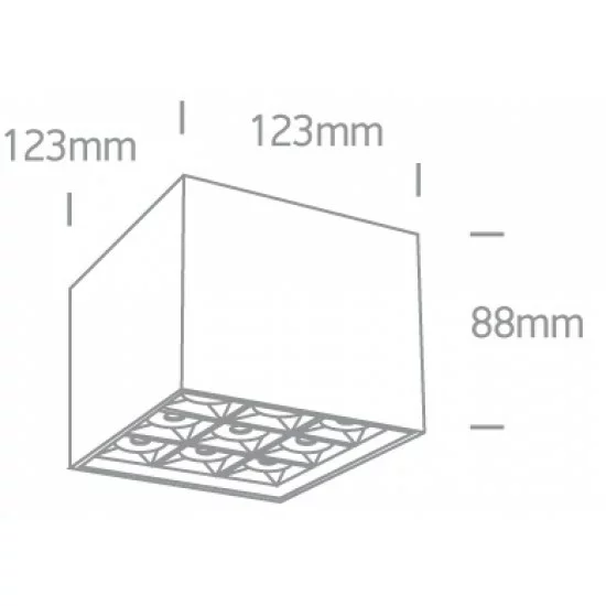 ONE LIGHT ceiling light Dark Light Pro 30W, LED, IP20, 12906B/W/W ONE LIGHT ceiling light Dark Light Pro 30W, LED, IP20, 12906B/W/W