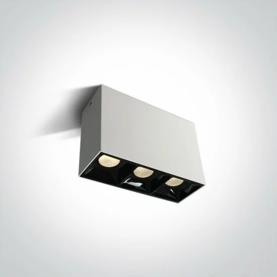 ONE LIGHT Deckenleuchte Surface Shop 3x7W, LED, IP20, 12307B/W/W ONE LIGHT Deckenleuchte Surface Shop 3x7W, LED, IP20, 12307B/W/W