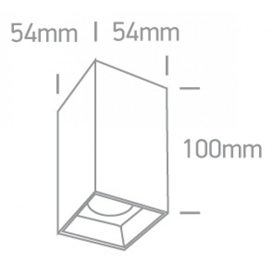 ONE LIGHT griestu gaismeklis Surface Shop 7W, LED, IP20, 12107B/W/W