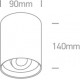 ONE LIGHT griestu gaismeklis The COB 10W, LED, IP20, 12110D/W/W