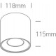 ONE LIGHT griestu gaismeklis The COB 15W, LED, IP20, 12115LA/W/W