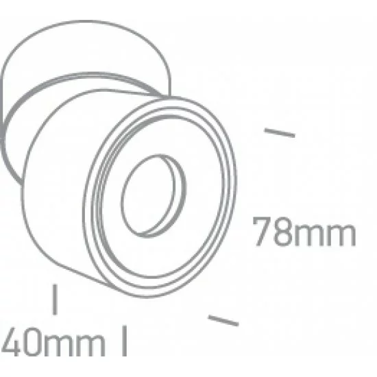 ONE LIGHT Deckenlampe The COB 8W, LED, IP20, 12108LA/W/W ONE LIGHT Deckenlampe The COB 8W, LED, IP20, 12108LA/W/W