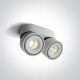 ONE LIGHT griestu GAISMEKLIS The COB 2x8W, LED, IP20, 12208LA/W/W