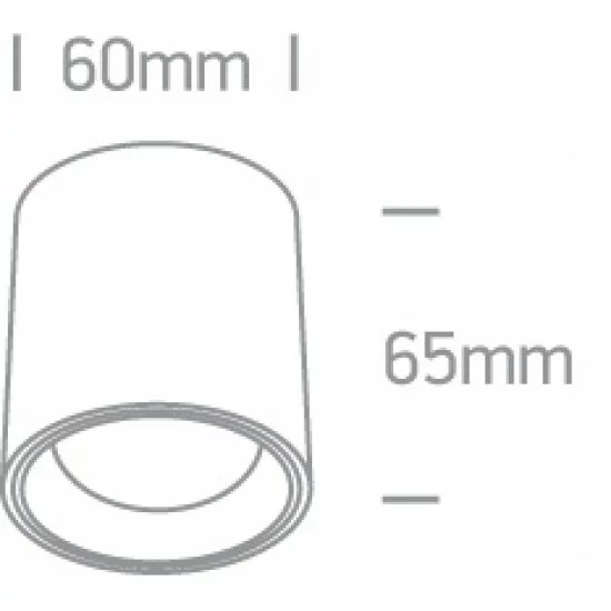 ONE LIGHT ceiling light The Chill Out 7W, LED, IP20, 12107K/W/W ONE LIGHT ceiling light The Chill Out 7W, LED, IP20, 12107K/W/W