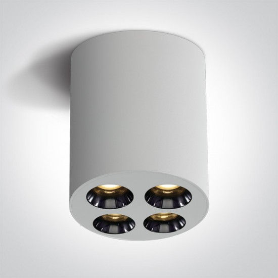 ONE LIGHT ceiling light The Dark Light 10W, LED, IP20, 12110H/W/W