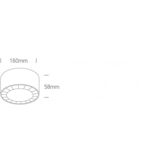 ONE LIGHT потолочный светильник The Dark Light 24W, LED, IP20, 12124X/W/W