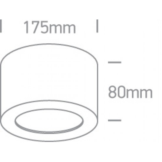 ONE LIGHT потолочный светильник The Hidden Light 16W, LED, IP20, 12116FD/W/W