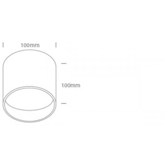 ONE LIGHT потолочный светильник The PRO Cylinders 20W, LED, IP20, 12120F/W/W