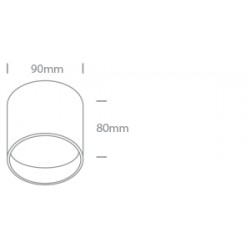 ONE LIGHT ceiling light The PRO Cylinders 15W, LED, IP20, 12115F/W/W