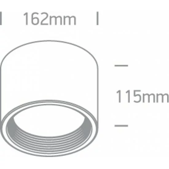 ONE LIGHT ceiling light The SMD 25W, LED, IP40, 12125L/W/W ONE LIGHT ceiling light The SMD 25W, LED, IP40, 12125L/W/W