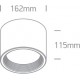 ONE LIGHT Deckenleuchte The SMD 25W, LED, IP40, 12125L/W/W