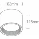ONE LIGHT ceiling light The SMD 25W, LED, IP40, 12125L/W/W ONE LIGHT ceiling light The SMD 25W, LED, IP40, 12125L/W/W