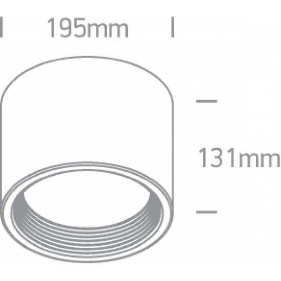 ONE LIGHT Deckenleuchte The SMD 35W, LED, IP40, 12135L/W/W