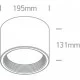 ONE LIGHT griestu gaismeklis The SMD 35W, LED, IP40, 12135L/W/W ONE LIGHT griestu gaismeklis The SMD 35W, LED, IP40, 12135L/W/W
