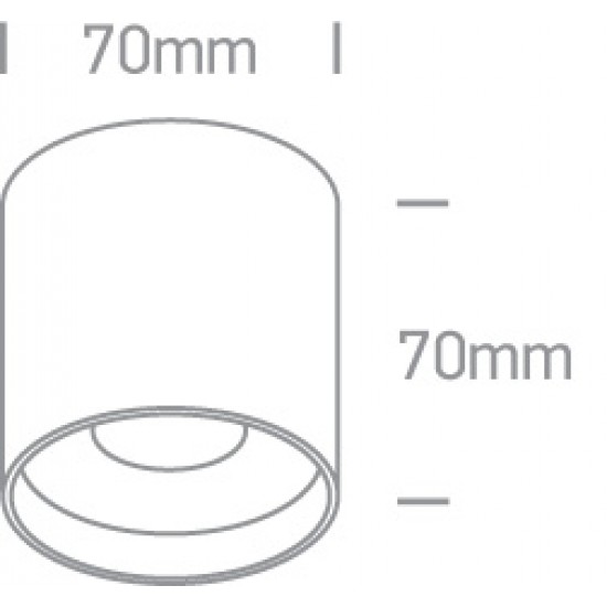 ONE LIGHT потолочный светильник Fashion 8W, LED, IP20, 12108C/W/W