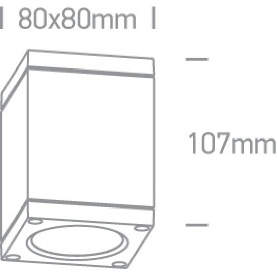 ONE LIGHT Deckenleuchte 6W, LED, IP54, 67138D/W/W