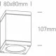 ONE LIGHT потолочный светильник 6W, LED, IP54, 67138D/W/W ONE LIGHT потолочный светильник 6W, LED, IP54, 67138D/W/W